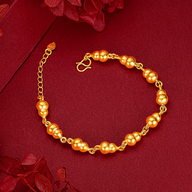 Маленький красный книжный стиль национальный прилив ретро тыквы браслет браслет женский блеск