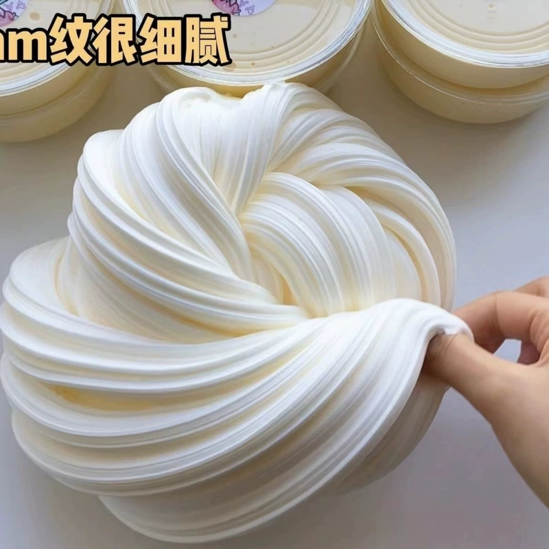 Большое ведро пенящегося клея для домашнего использования, игрушка для снятия напряжения, вишневый пенящийся клей, дешевая цветная глина, девчачий слайм.