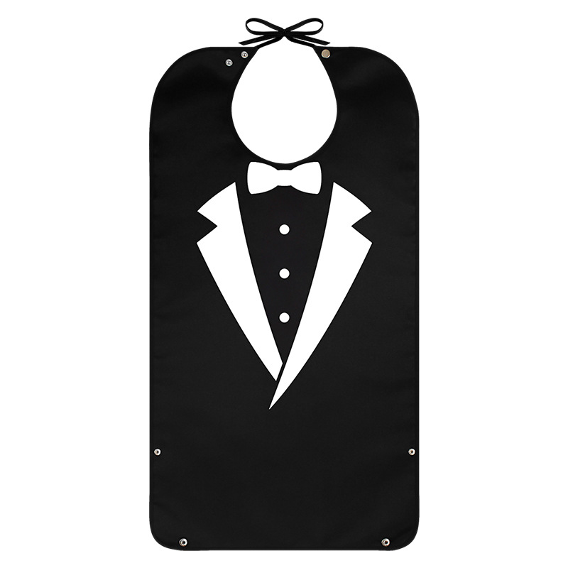 Fábrica de suministro transfronterizo babero para los ancianos para comer cuidado multifuncional para los ancianos babero delantal a prueba de aceite