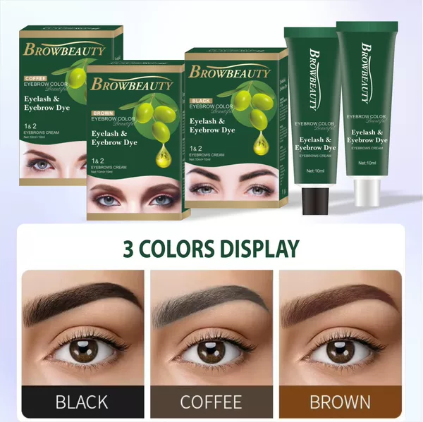 Browbeauty Eyebrow Dyeing Cream Foreign Trade Eyebrow Dyeing Cream Cross-Border Eyebrow Dyeing Cream Eyebrow Dyeing Pen Mascara Waterproof Eyebrow Dyeing Cream