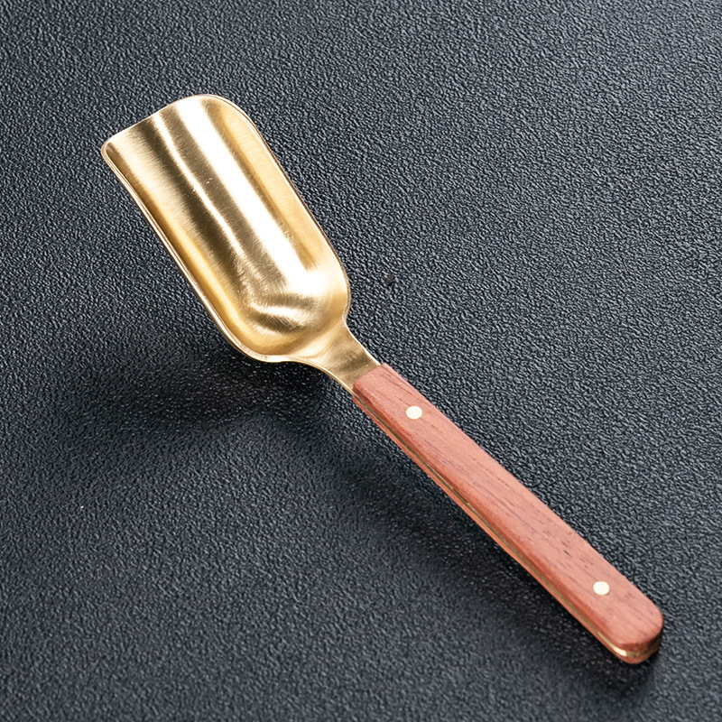 로즈 우드 차 숟가락 16.3cm