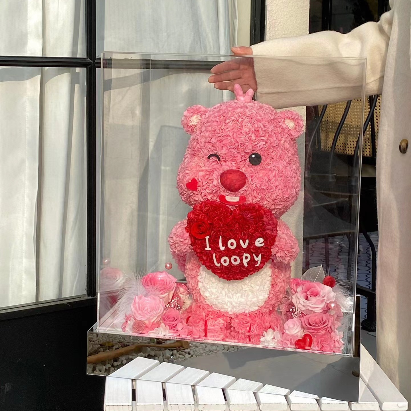 라지 루비 가든 43*33*52cm (10일 전 예약)