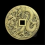 仿古龙年纪念景区铜钱