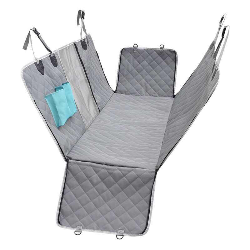 Transfronterizo nueva mascota alfombra de coche al aire libre bolsa de coche trasero estera del coche resistente a las manchas gato y perro suministros en stock al por mayor