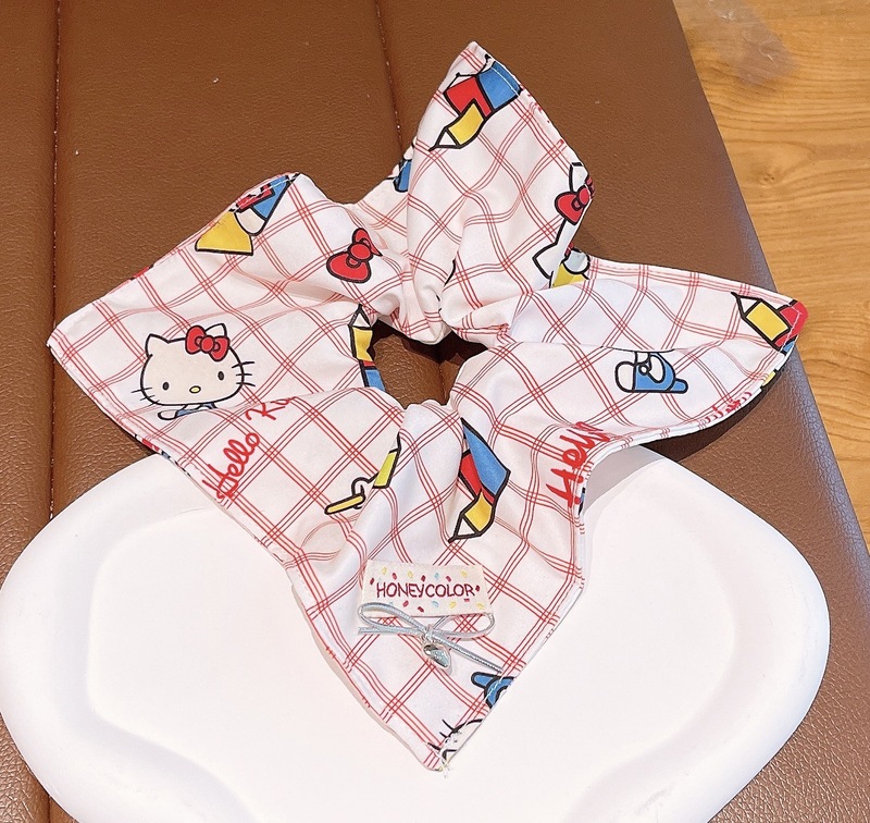 かわいいアニメの蝶結びの大腸の髪輪の子供の髪飾りの女の子の髪の輪ゴムの女の子の髪のひも|undefined