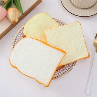 仿真吐司片模型煎面包片蛋糕甜品点心面包摆件道具橱窗展厅装饰