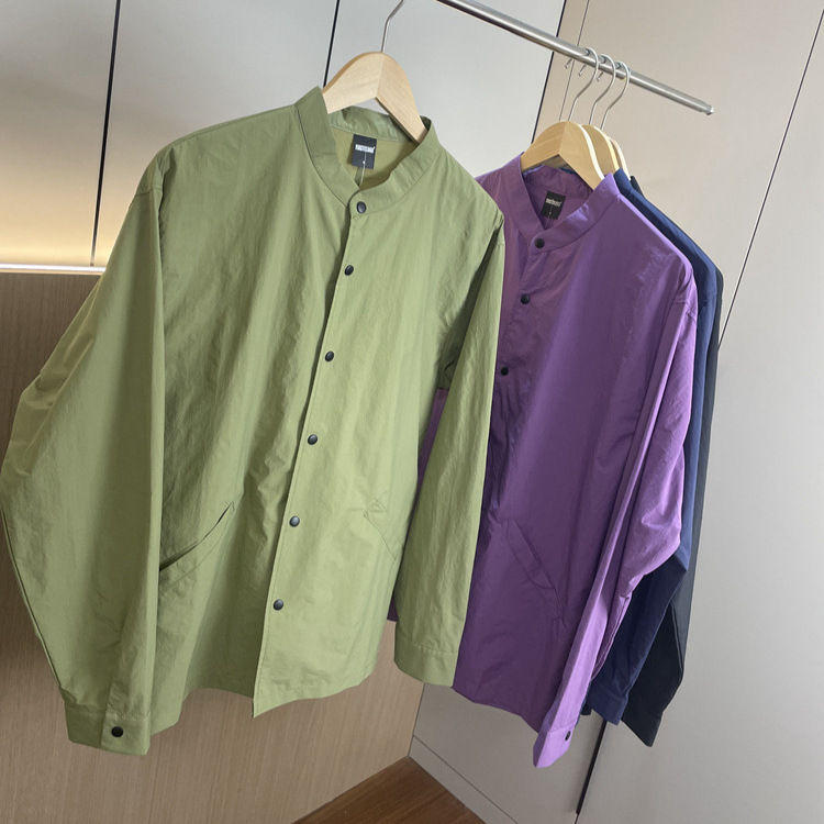 Outdoor mountain system! Smooth texture! New autumn lightweight breathable sun-protective long-sleeve loose casual shirt blazer trendy