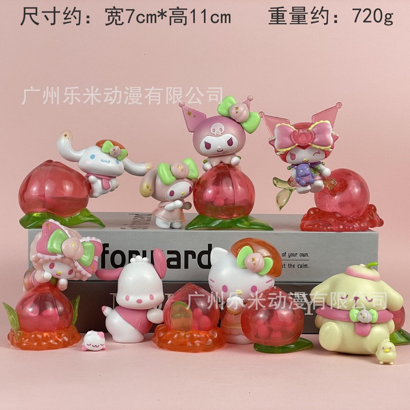 包邮凯蒂猫KT潮玩盲盒公仔手办桌面汽车载摆件少女心生日礼物|undefined