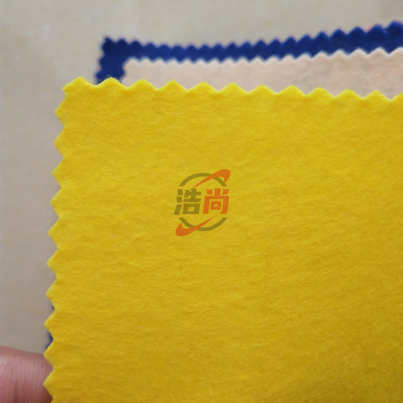 不织布1mm黄色针刺毛粘diy彩色1.0厚戟绒毛毡无纺布材料包
