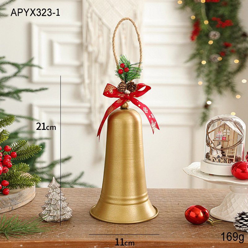 Nuevas campanas de Navidad, campanas de metal, adornos de Navidad, adornos de decoración, accesorios, pedidos, colgantes de campanas
