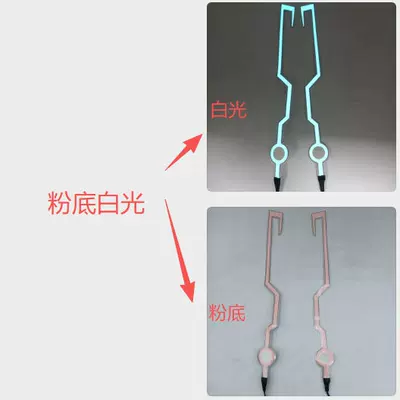 Cold light sheet, motorcycle helmet luminous strip locomotive - foundation-white-light