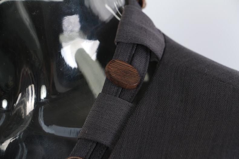 Ensemble blazer et pantalon deux pièces GraceChic Automne 25, coupe ample et tendance, boutons en bois véritable, pour femme, référence 1816_voghion.com