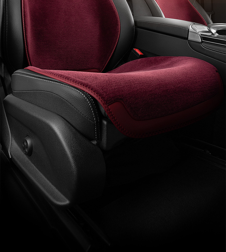 Plush Cushion Half-Pack Seat Cover Velvet Car Seat Cushion Winter Seat Cover Cross-Border E-Commerce Hot Selling Car Seat Cushion
