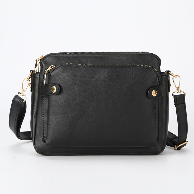 2024 vintage crossbody bag, grand square bag, solid color shoulder bag_voghion.com