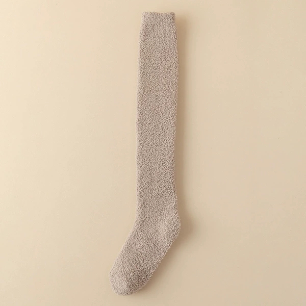Camel-over-the-knee socks (single color, six pairs minimum)