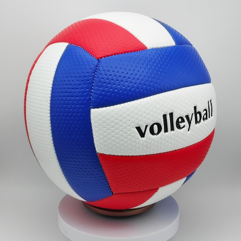 [2.7mm 두꺼워진 미끄럼 방지 모델] 5호 빨간색, 흰색, 파란색 배구-[5호 배구] [펌프] [팽창바늘] [그물주머니] 핫세일