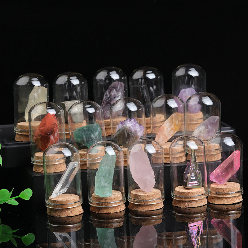 Natural Crystal Rock Raw Stone Mineral Crystal Ornaments Children's Science Teaching Gift Ore Specimen Collection