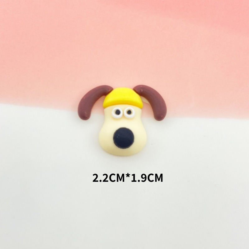 노란 모자 개 스몰 사이즈