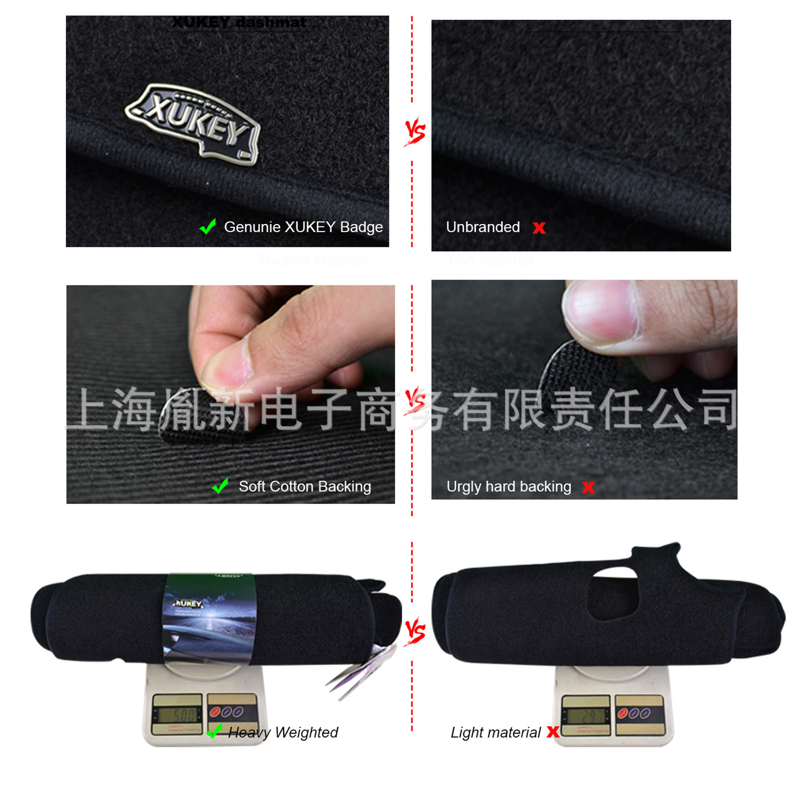 Suitable for Ford F150 2015 - 2020 Dashboard Cover Sunshade Pad Dashboard Protector Light-Blocking Mat