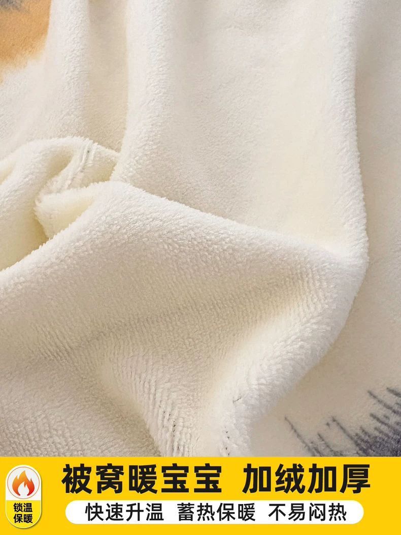 Otoño y invierno leche de terciopelo espeso cama de cama de una sola pieza dormitorio de estudiantes especial para una sola persona con terciopelo de coral colchón cubierta de cama