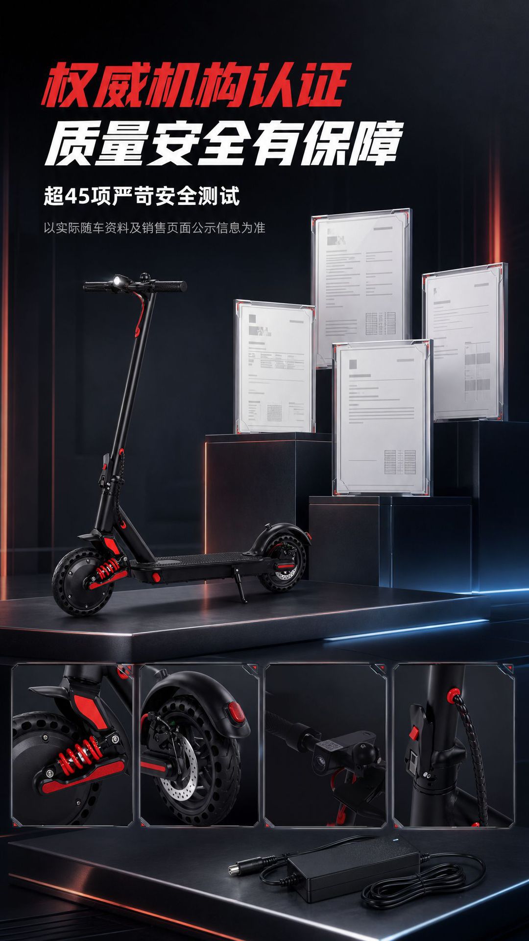 Cross-border electric scooter, aluminum alloy, foldable two-wheeled electric vehicle, small household transportation tool, long-range scooter