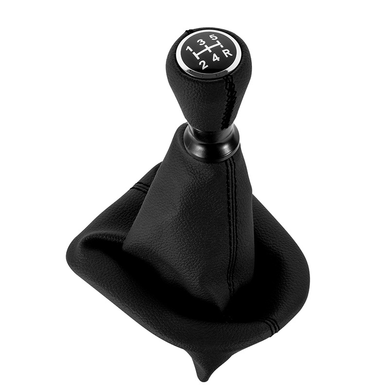 Suitable for Peugeot Citroen 206 Wrapped Leather Handball, Shift Dust Cover, Shift Lever Handball Integrated