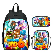 16寸儿童书包套装气球塔防Bloons TD小学生背包幼儿园男女双肩包
