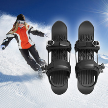跨境2021新款迷你滑雪鞋 野外短款踏雪板 雪地长款滑雪板源头厂家