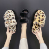 Demi-season slippers, keep warm footwear indoor, Amazon, plus size, on elastic band