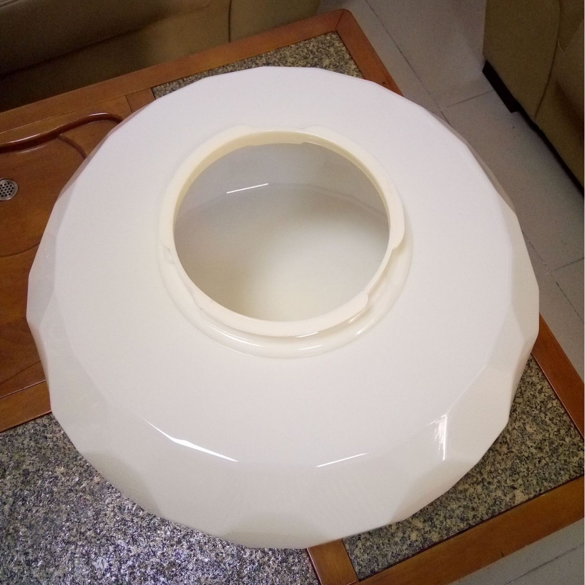 다이아몬드 아크릴 전등갓 PMMA 야외 조명 불규칙한 플라스틱 전등