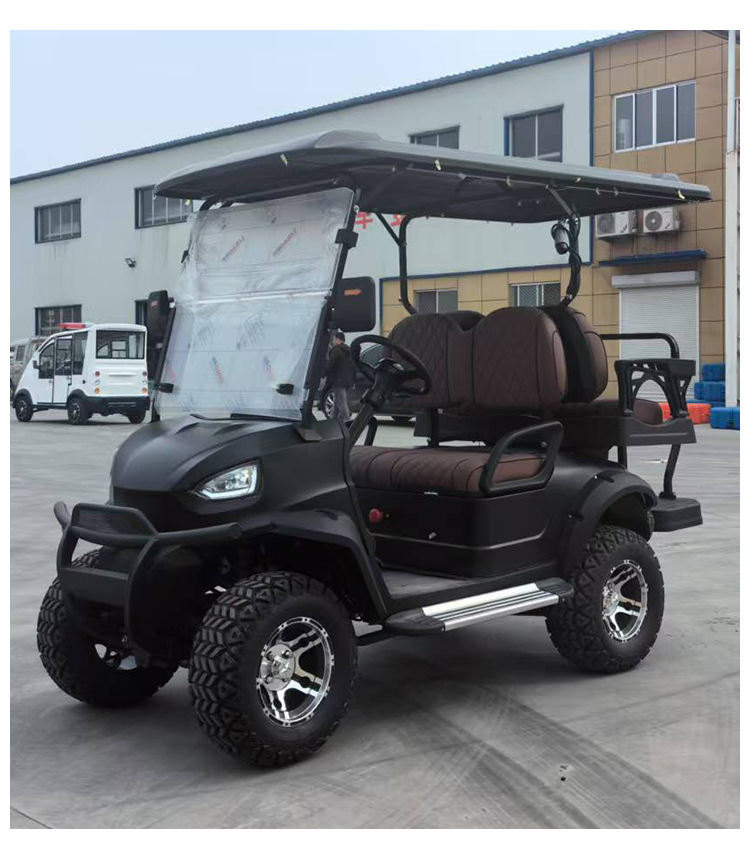 4-Seat Golf Cart, Foreign Trade Export, Park Scenic Spot Sightseeing Car, House Viewing Reception Car, Electric Tourist Sightseeing Car