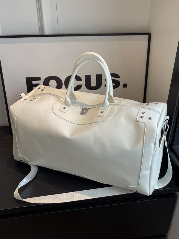 Bolsa de viaje Rivet, equipaje de mano para mujer, bolsa de gran capacidad para hombre, bolsa de entrenamiento deportivo portátil, ligera para viajes