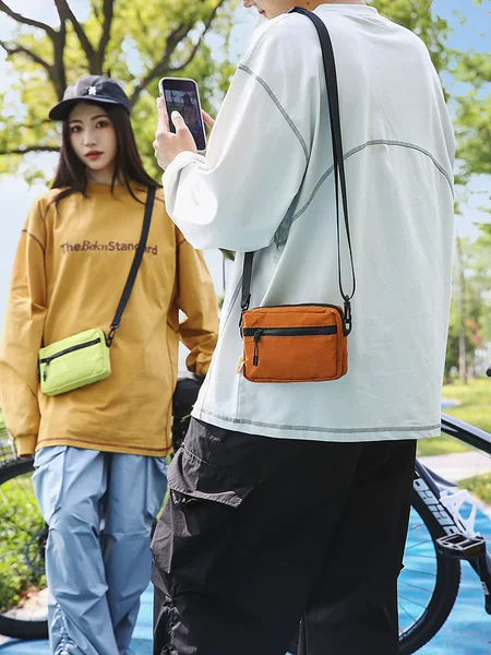 Mobile Phone Small Shoulder Bag Men's Summer Carry-On Small Bag Men's Lightweight Youth Outing Crossbody Bag Women's Small