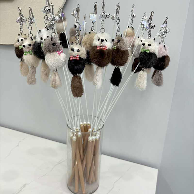 The little fox tease cat stick self-hi to relieve boredom artifact cat bite resistant doll little milk cat grinding stick cat toy wholesale The little fox tease cat stick self-hi to relieve boredom artifact cat bite resistant doll little milk cat grinding stick cat toy wholesale
