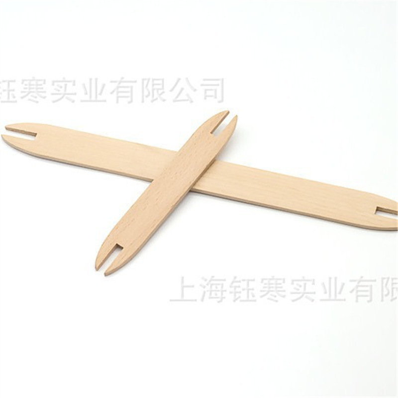 DIY Tapestry Weaving Tools Large and Small Beech Wood Shuttle Weaving Loom Tool Threading Shuttle