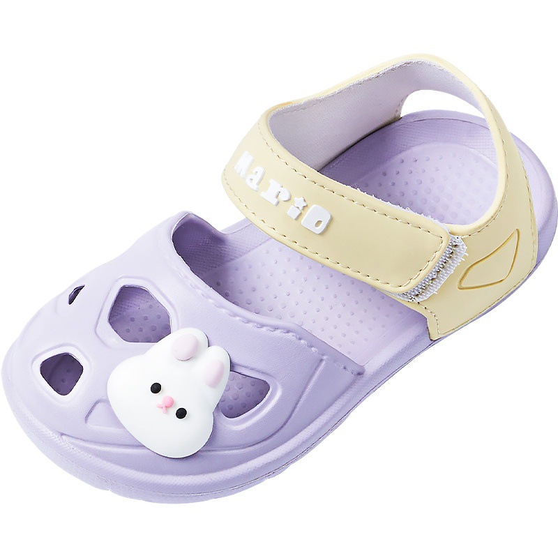 Happy Mary sandalias de verano para niños zapatos de agujero para niños niñas sandalias de Punta cerrada niños sandalias de agujero zapatos de playa