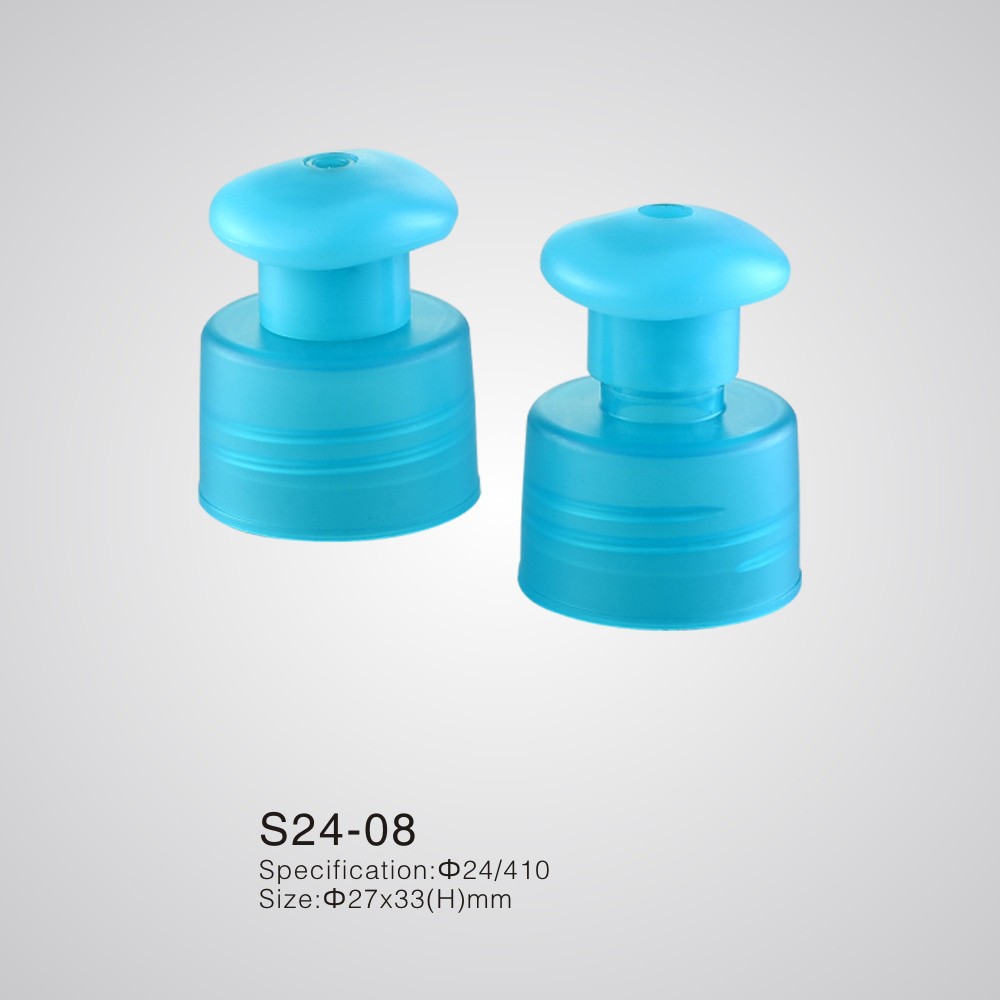 提拉塑料盖 24牙光面瓶盖 提拔盖厂家直销