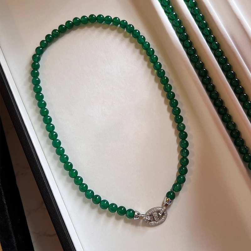 SKU_2_绿色玉髓猪鼻子项链-银色.jpg