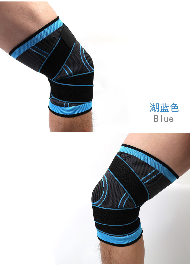 针织尼龙护膝，绷带加压护膝，运动护膝，跑步护膝