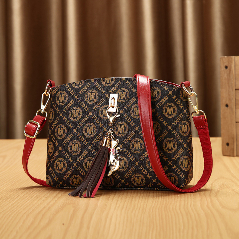 Moda versátil bolso cuadrado delicado colgante diseño de letras de cuadrícula mochila mochila casual bolsas transfronterizas