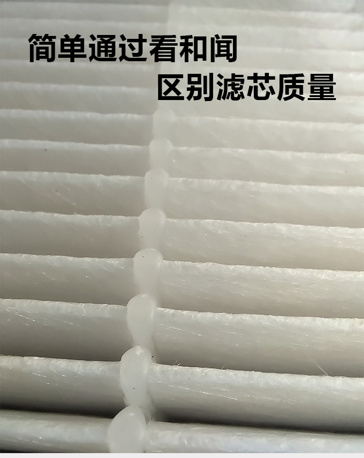 Suitable for Tesla Model3Y air conditioning filter cn95 odor removal purification filter HEPA activated carbon filter