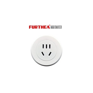 Embedded Card-Type 10A Two-Three Plug Socket with Protective Door Five-Hole Office Desk Cabinet Power Socket