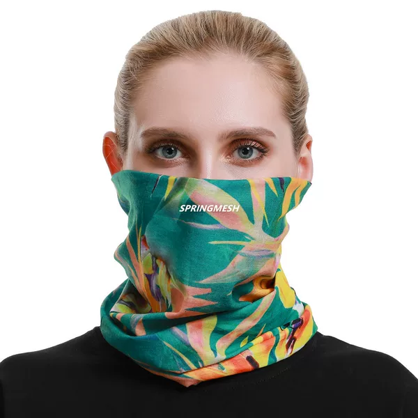 Sun protection face mask, outdoor hiking sunshade, UV-resistant camouflage multi-functional seamless magic headscarf