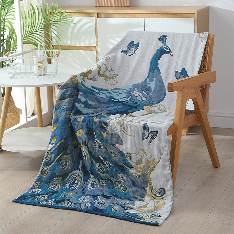 80*160 Extra Large Gauze Bath Towel Absorbs Water and Does Not Shed Lint, Household Soft Wrap for Adults and Kidsren