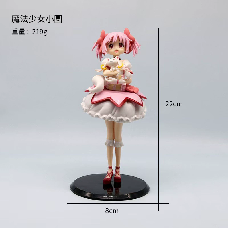 Фигурка (Shikame) Mariko — магическая девушка, двухмерный декор, малый и большой варианты