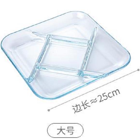 10 인치 잘 모양의 사각형 플레이트 (8062