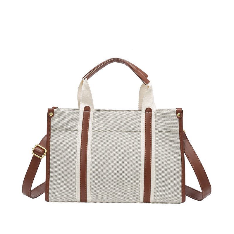 Bolso Tote para mujeres transfronterizas nuevo bolso de moda coreano de alta calidad contraste color versátil mochila de viaje