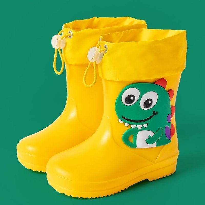 小童幼儿水鞋防水小孩女款胶鞋雨鞋儿童雨靴男童宝宝防滑女童学生|undefined