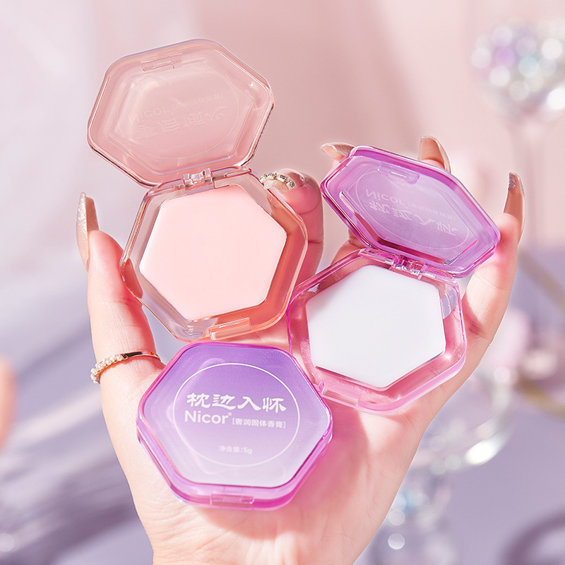 Nicor perfumista bálsamo fragancia duradera de lujo de las señoras hidratante Cuerpo Bálsamo Perfume portátil entrega de fábrica