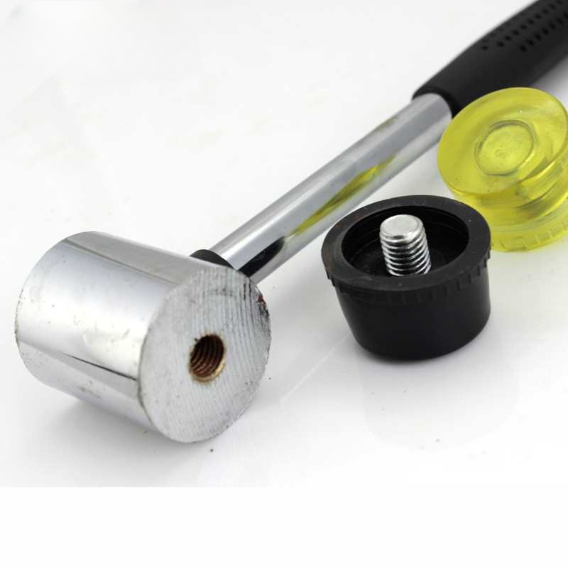 批发钢管柄橡胶锤双头胶锤瓷砖大理石安装锤胶皮锤尼龙锤橡皮榔头